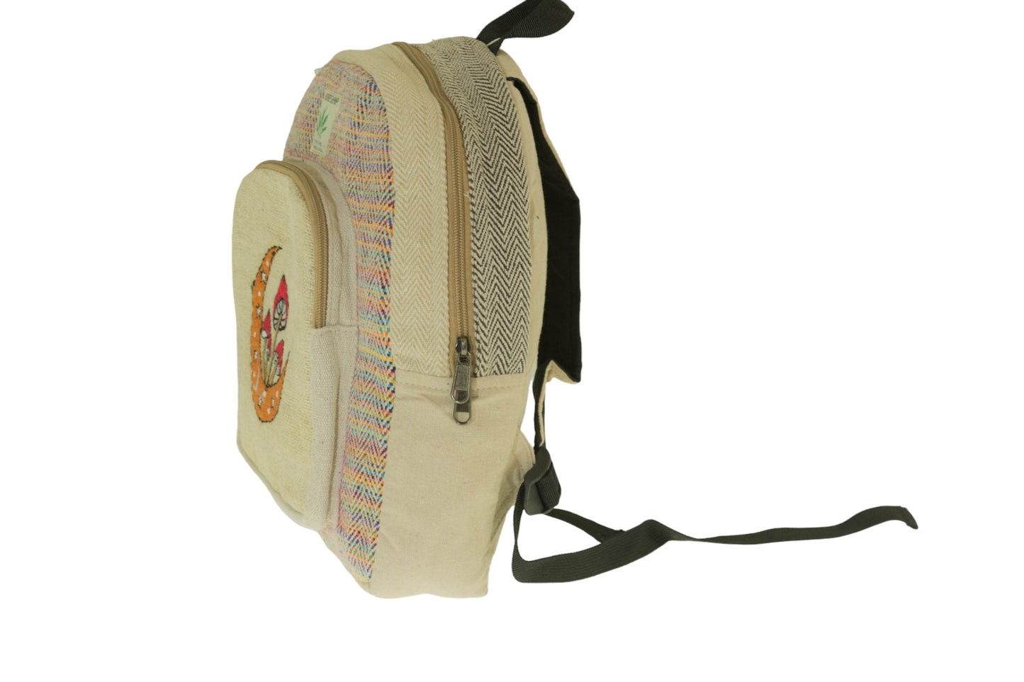 Hemp Cotton Moon mushroom world Backpack