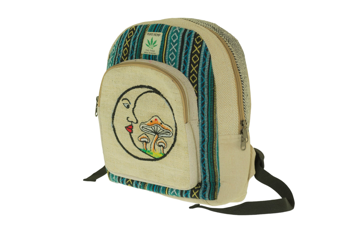 Hemp Mushroom Moon Backpack