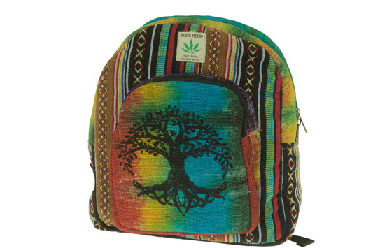 Hemp Cotton Tree of Life Backpack