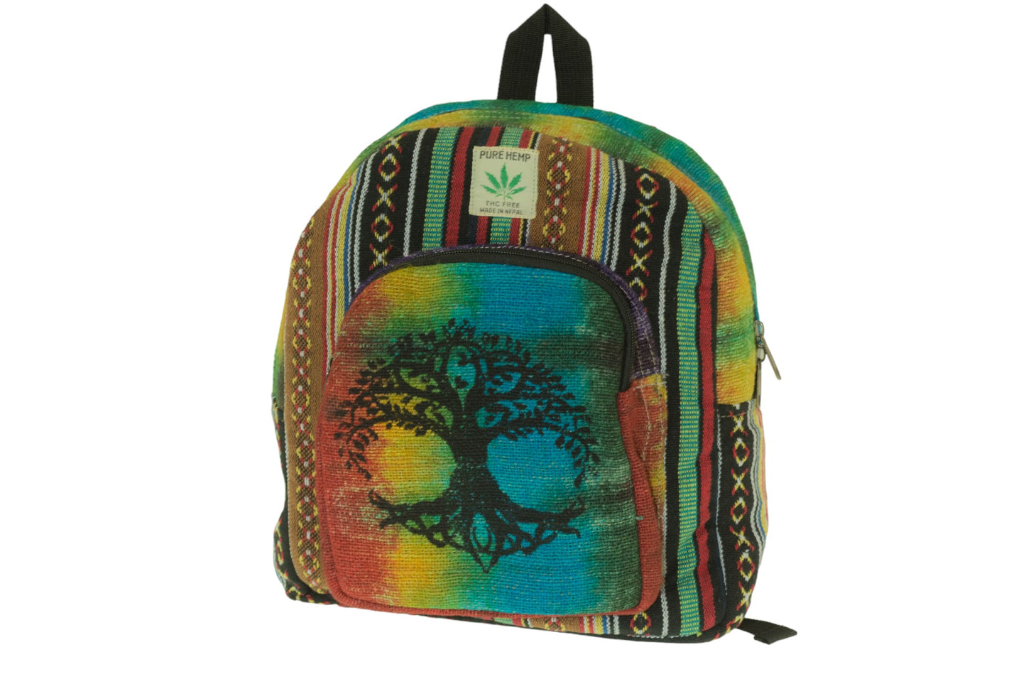 Hemp Cotton Tree of Life Backpack