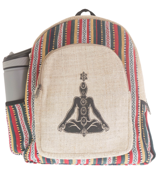 Hemp Backpack Chakra ( Large)