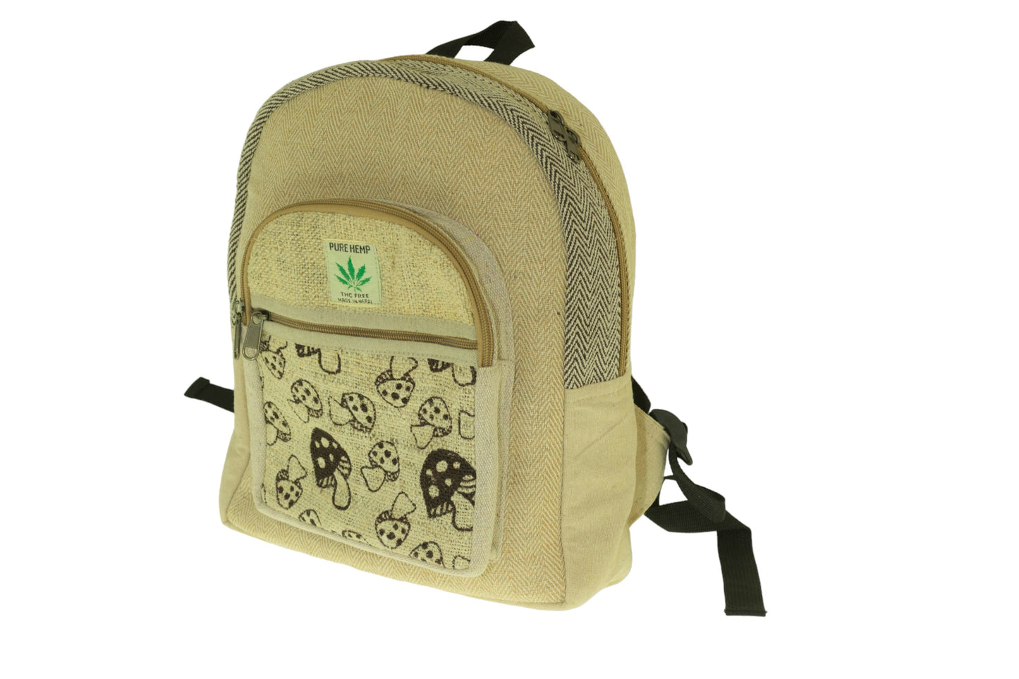 Hemp Cotton Mushroom Backpack