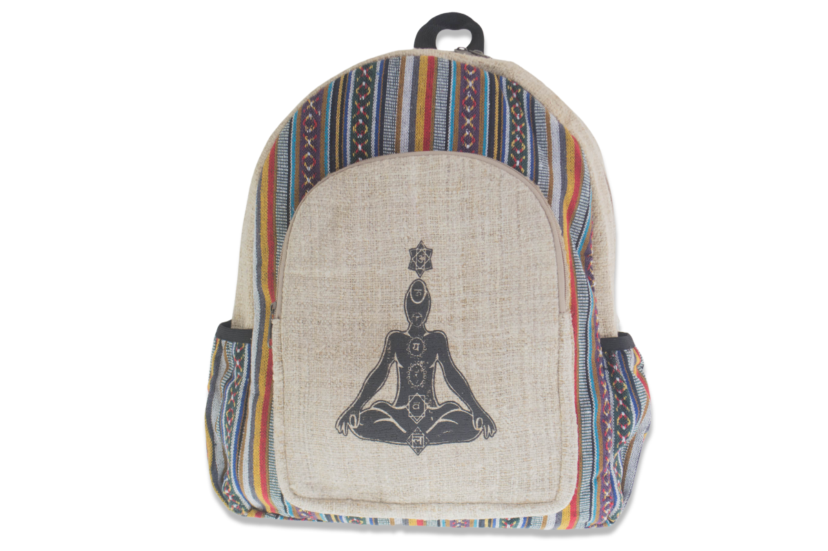 Hemp Backpack Chakra (Large)