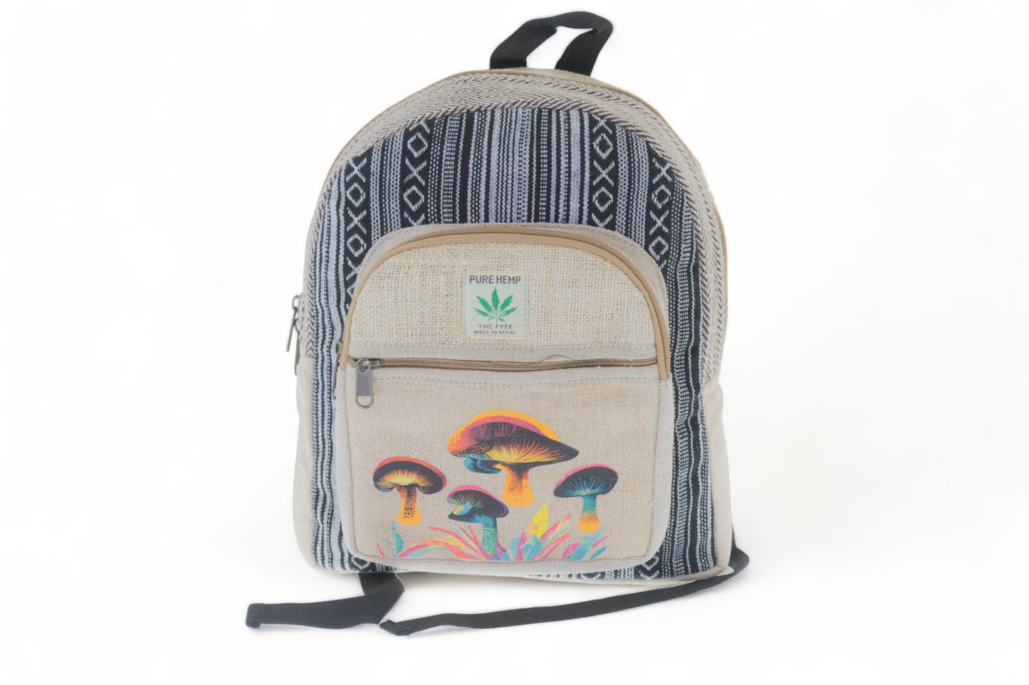 Hemp Mushroom Cotton Backpack