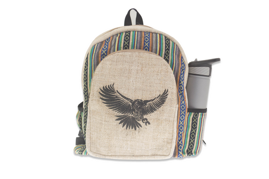 Hemp Backpack Eagle (large)