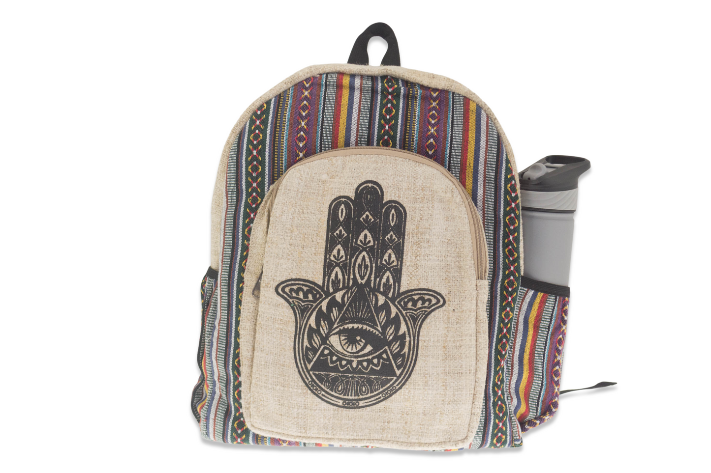 Hemp Backpack Hamsa ( Large)