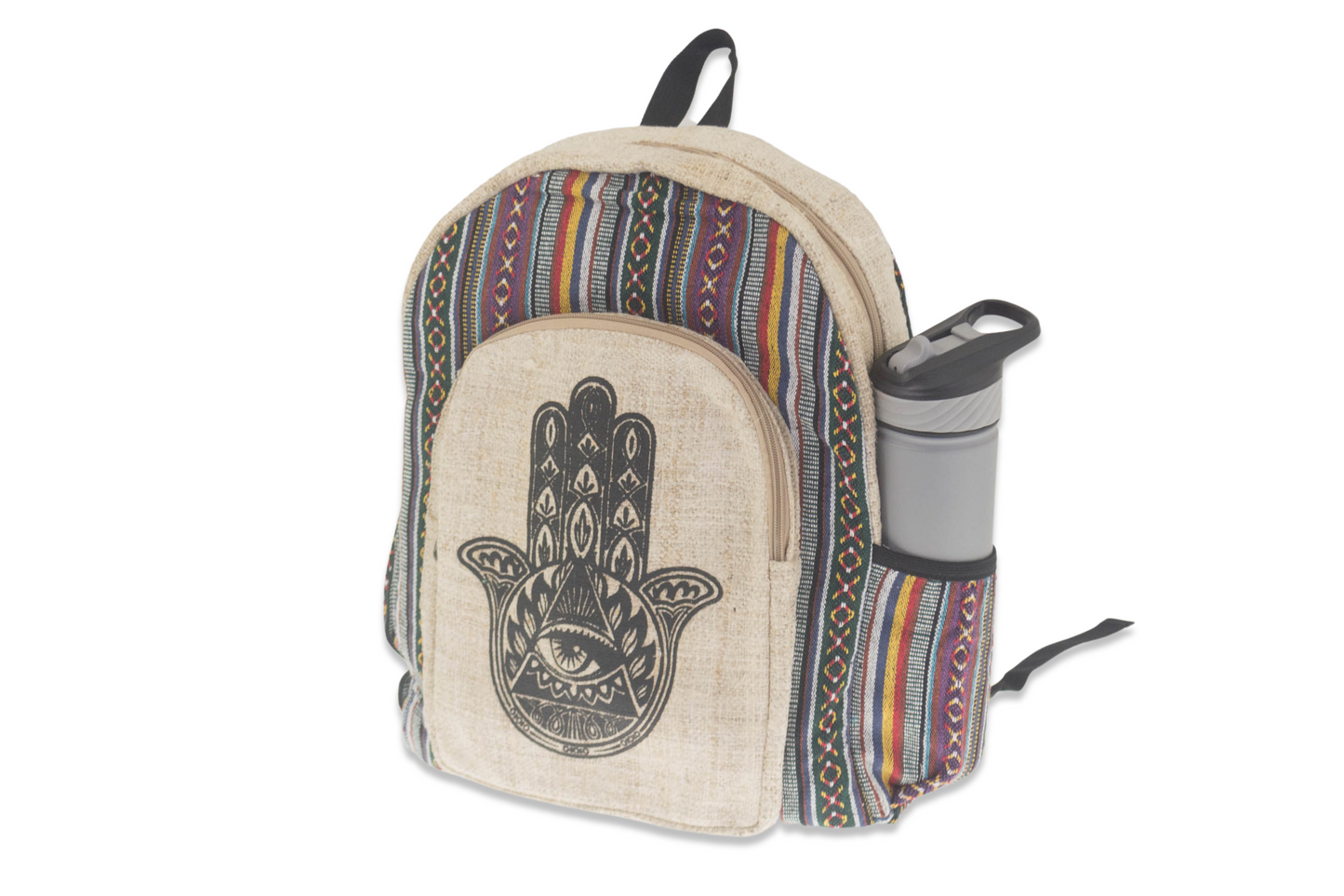 Hemp Backpack Hamsa ( Large)