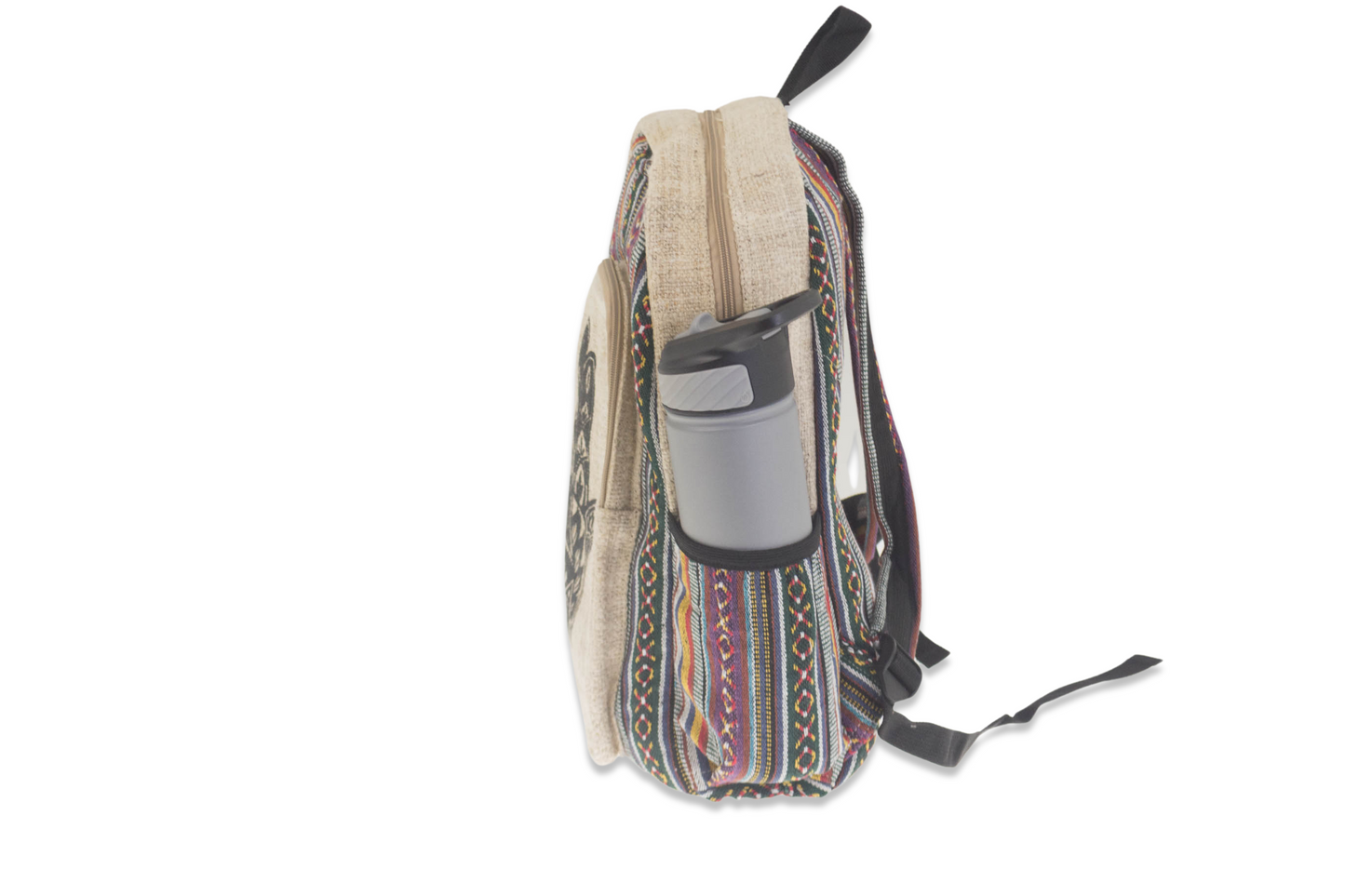 Hemp Backpack Hamsa ( Large)