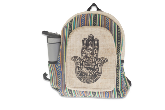 Hemp Backpack Hamsa(LARGE)