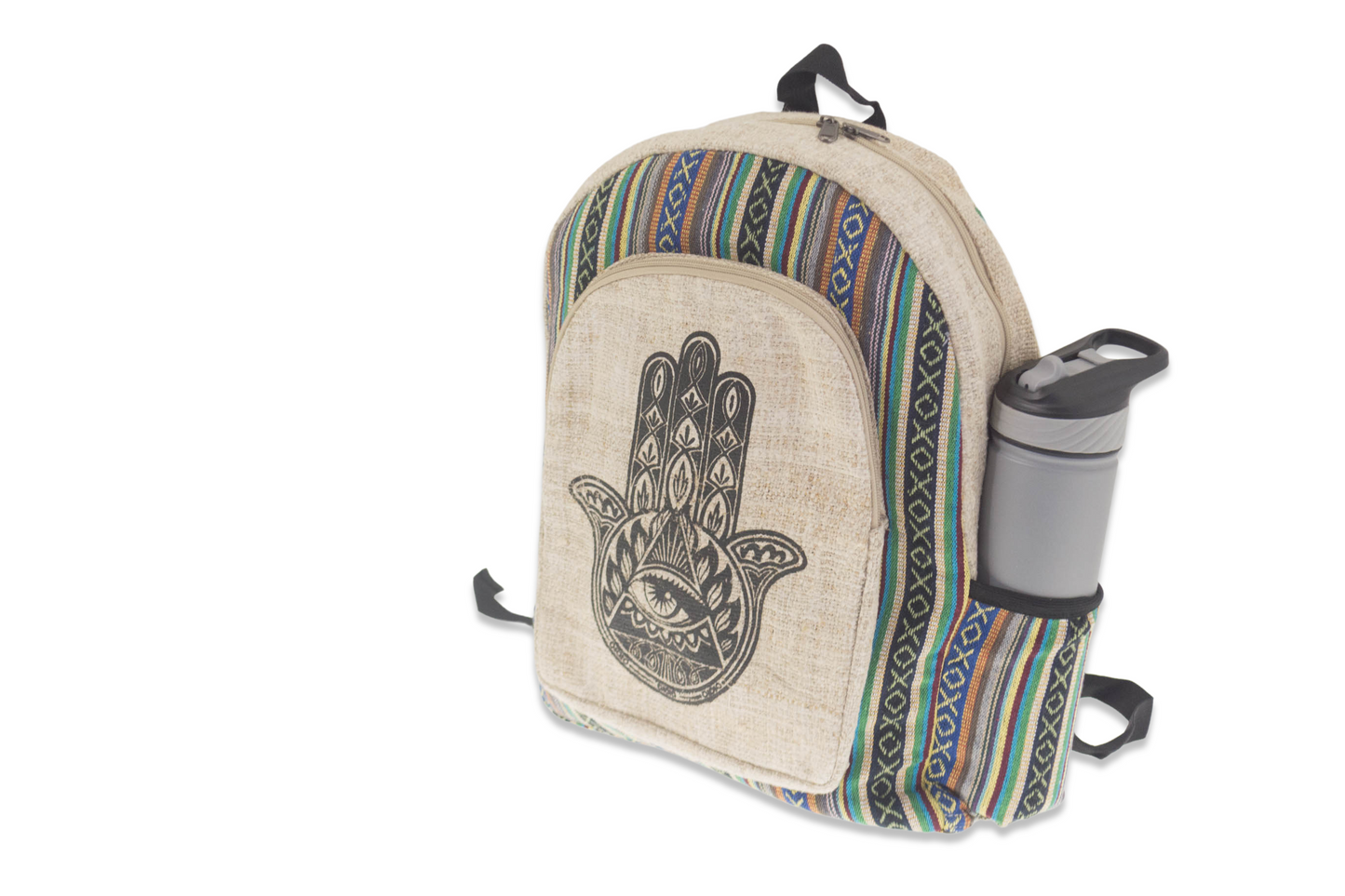 Hemp Backpack Hamsa(LARGE)