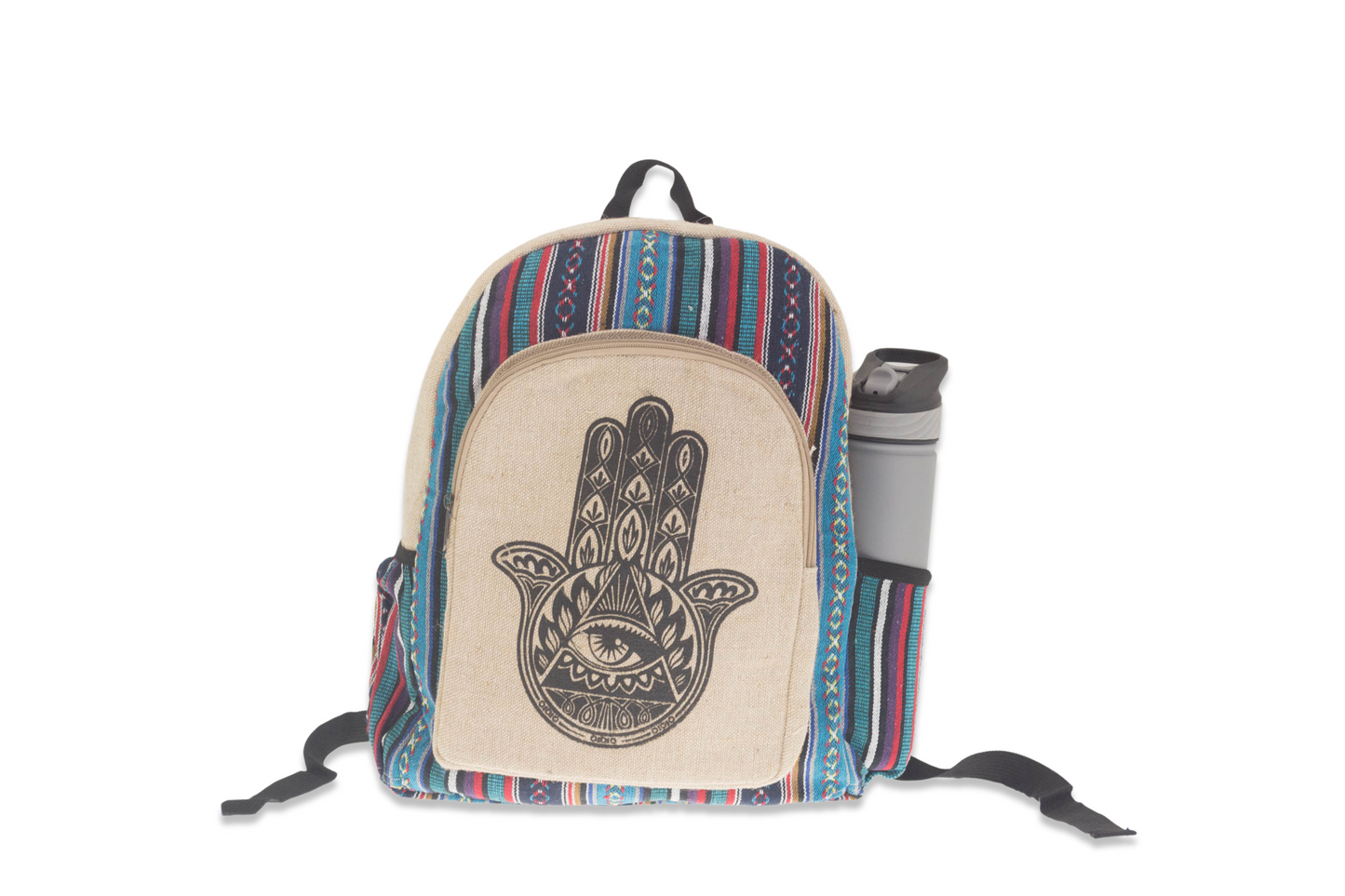 Hemp Backpack Hamsa (Large)