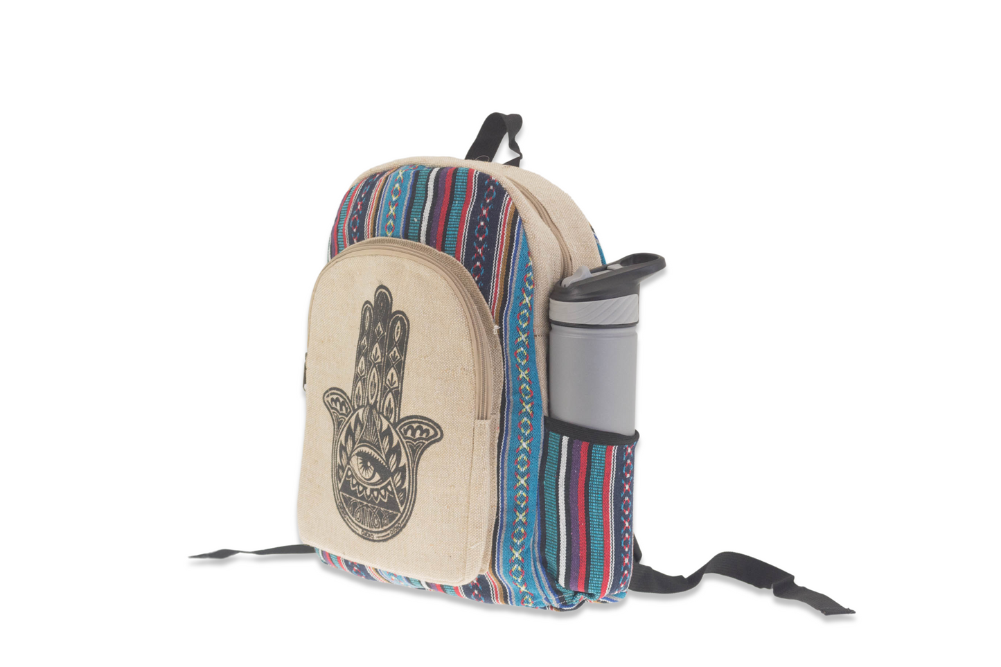 Hemp Backpack Hamsa (Large)