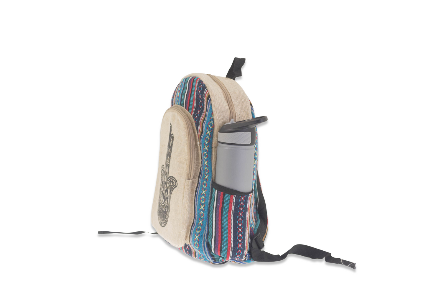 Hemp Backpack Hamsa (Large)